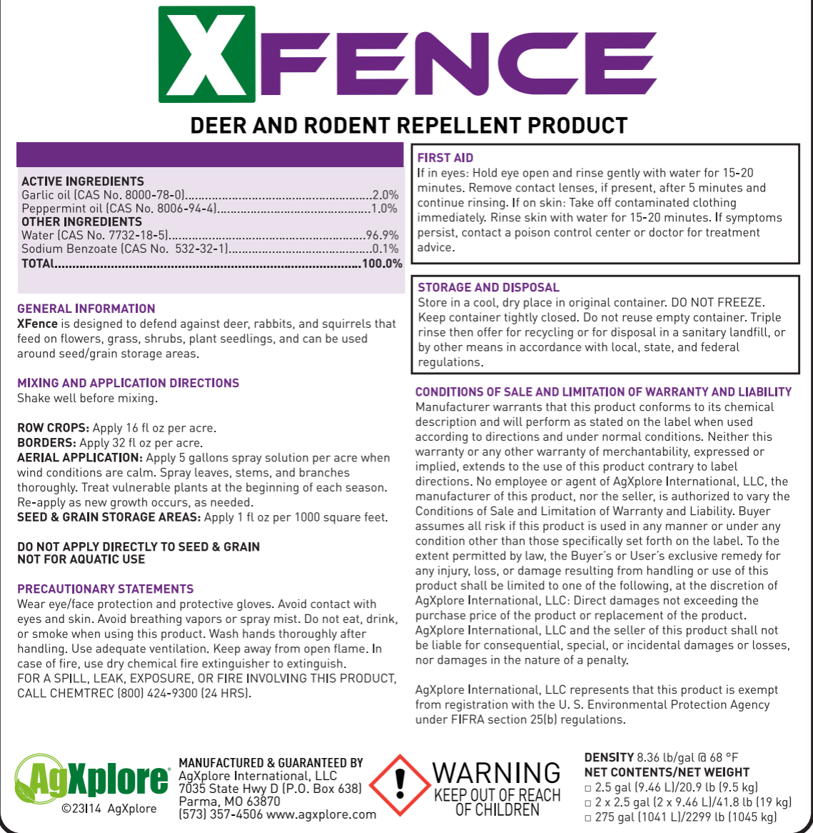 AgXplore XFence, 2.5 gal