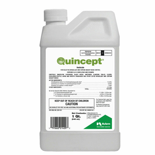 turf herbicide Quincept Turf Herbicide 1 QT – Elk Mound Seed