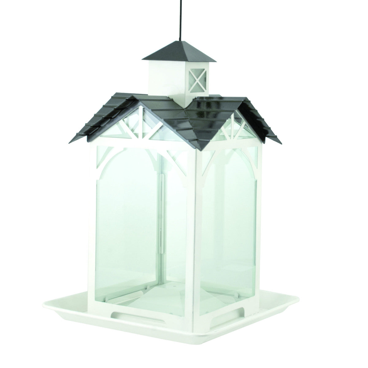 Modern Farmhouse Metal and Glass Stable Feeder