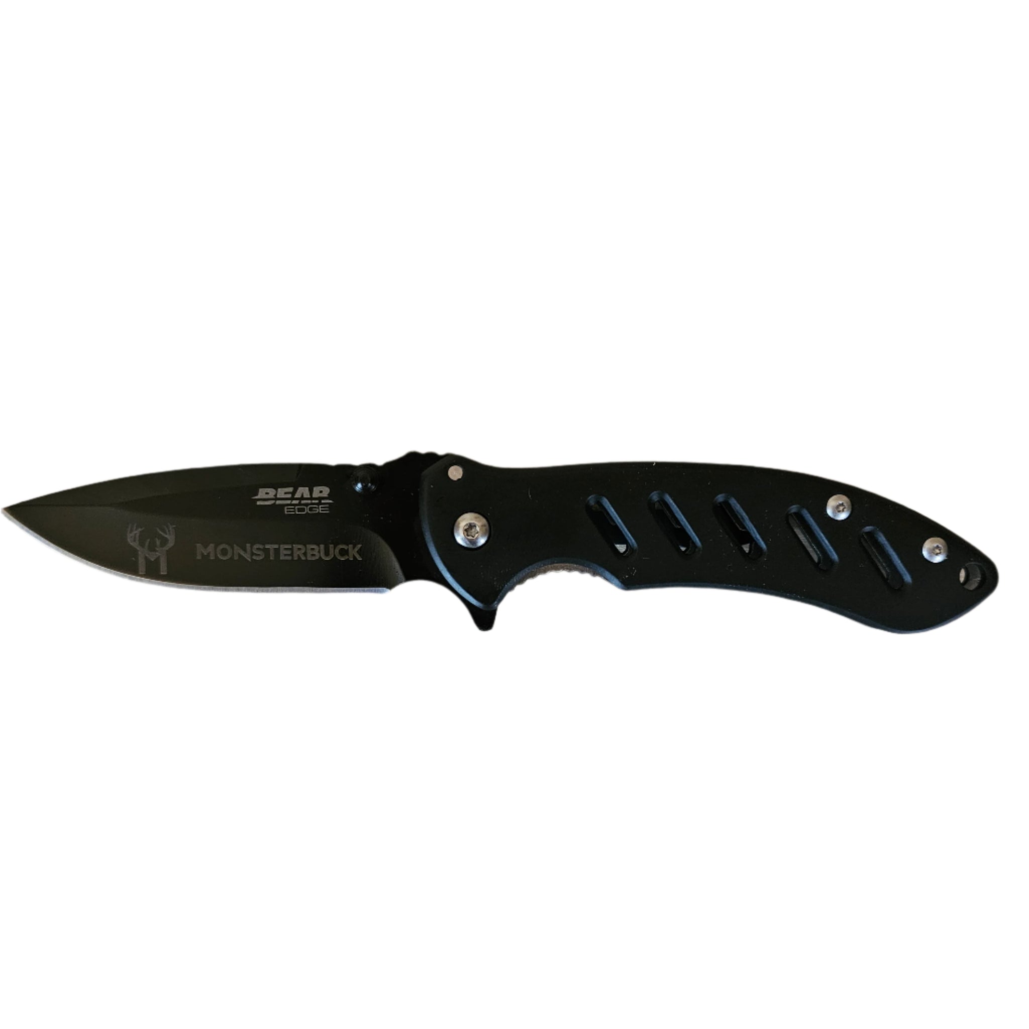 MonsterBuck 4 1/4" Pocket Knife - Black