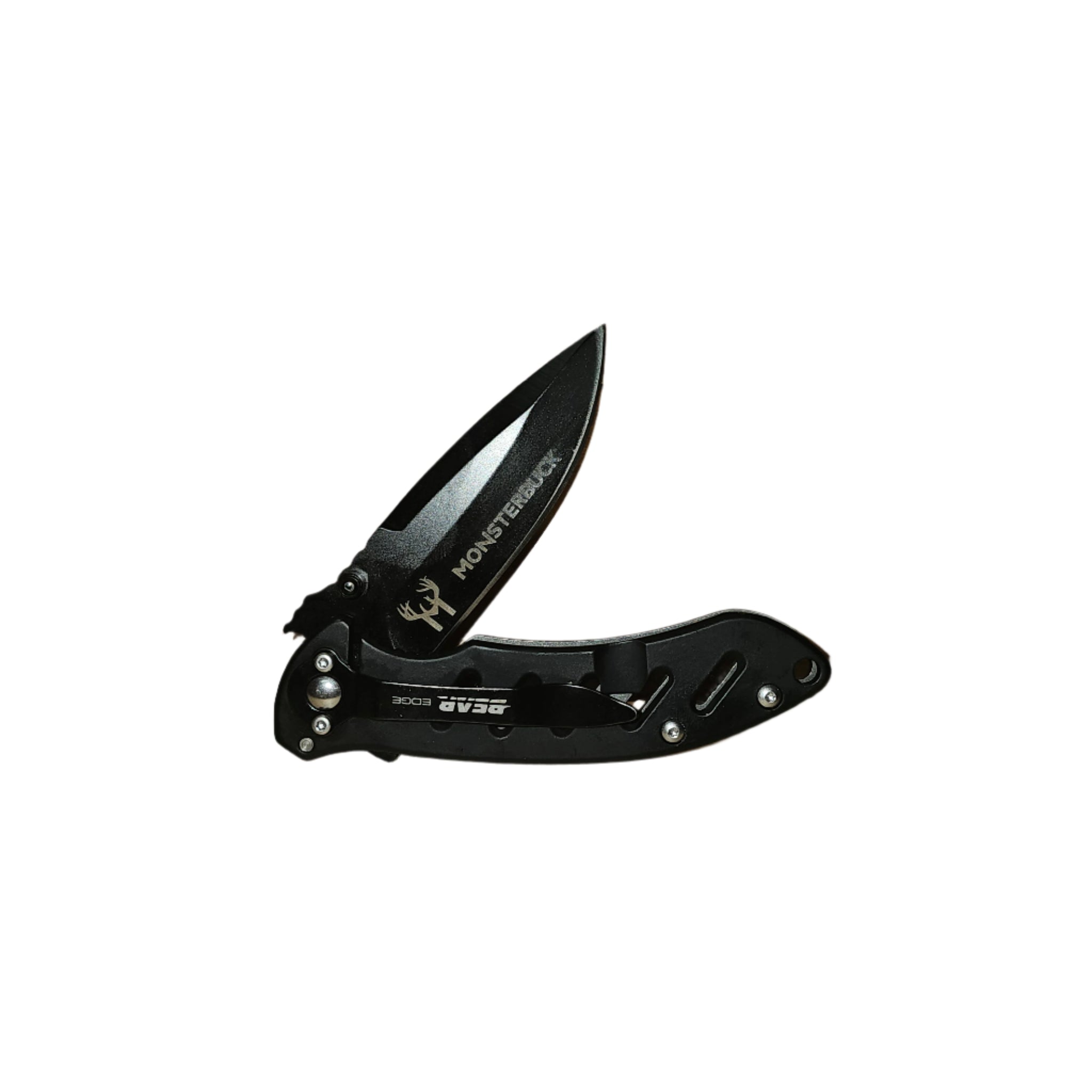 MonsterBuck 4 1/4" Pocket Knife - Black