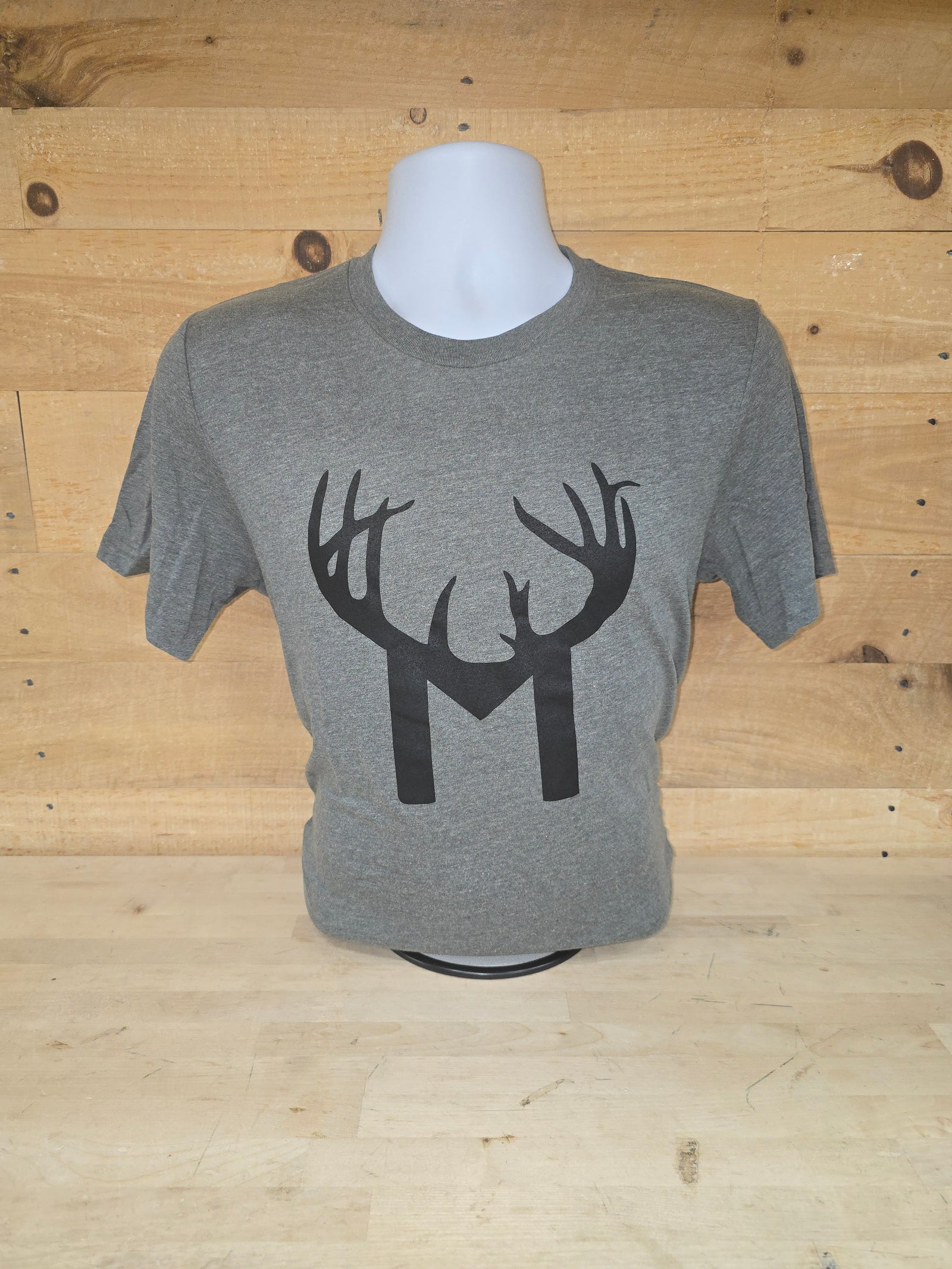 Dark Grey Black M Tee - Medium