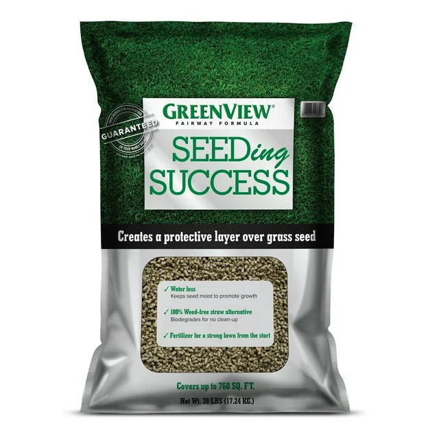 Greenview Fairway Seeding Success Organic Mulch Fertilizer