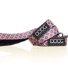 LEAD NEOPRENE DOG LEASH GROMIT-SMALL-WHITE WITH BLUE DIAMONDS