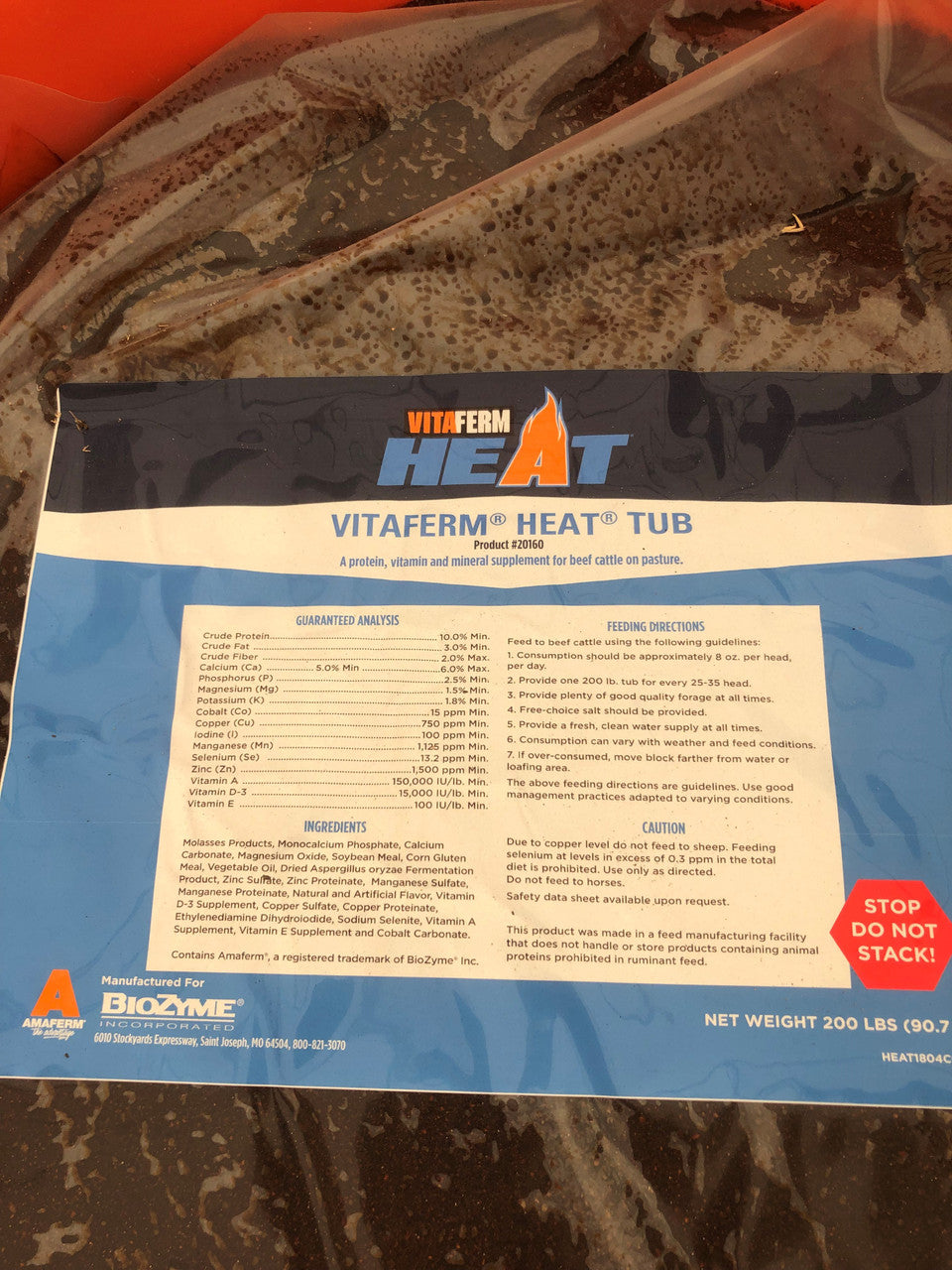 BIOZYME VITAFERM HEAT 200#
