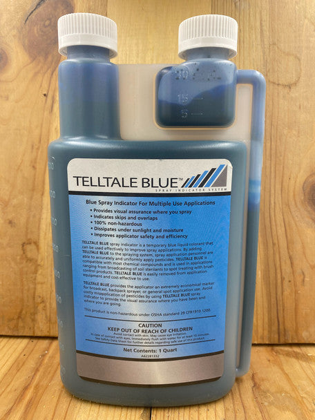 Telltale Blue Spray Indicator Dye, 1 quart