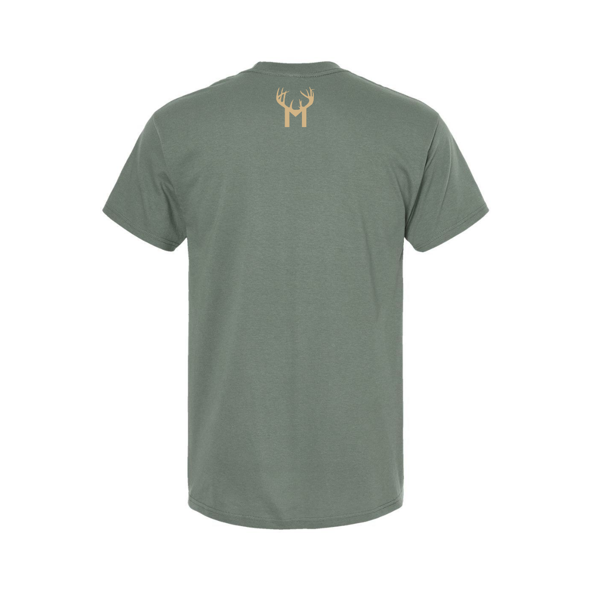 MonsterBuck Sage Tee w/Tan Logo