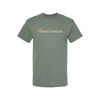 MonsterBuck Sage Tee w/Tan Logo