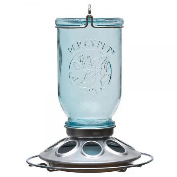 Mason Jar Seed Feeder