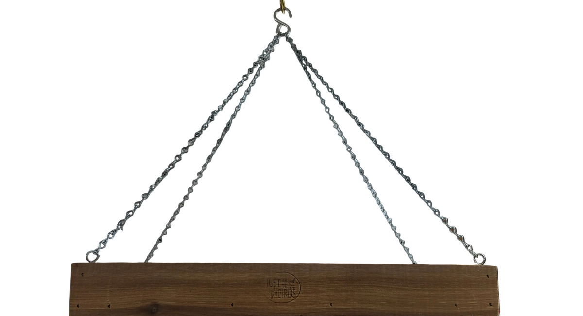 Wood Just for Bird Platform Feeder